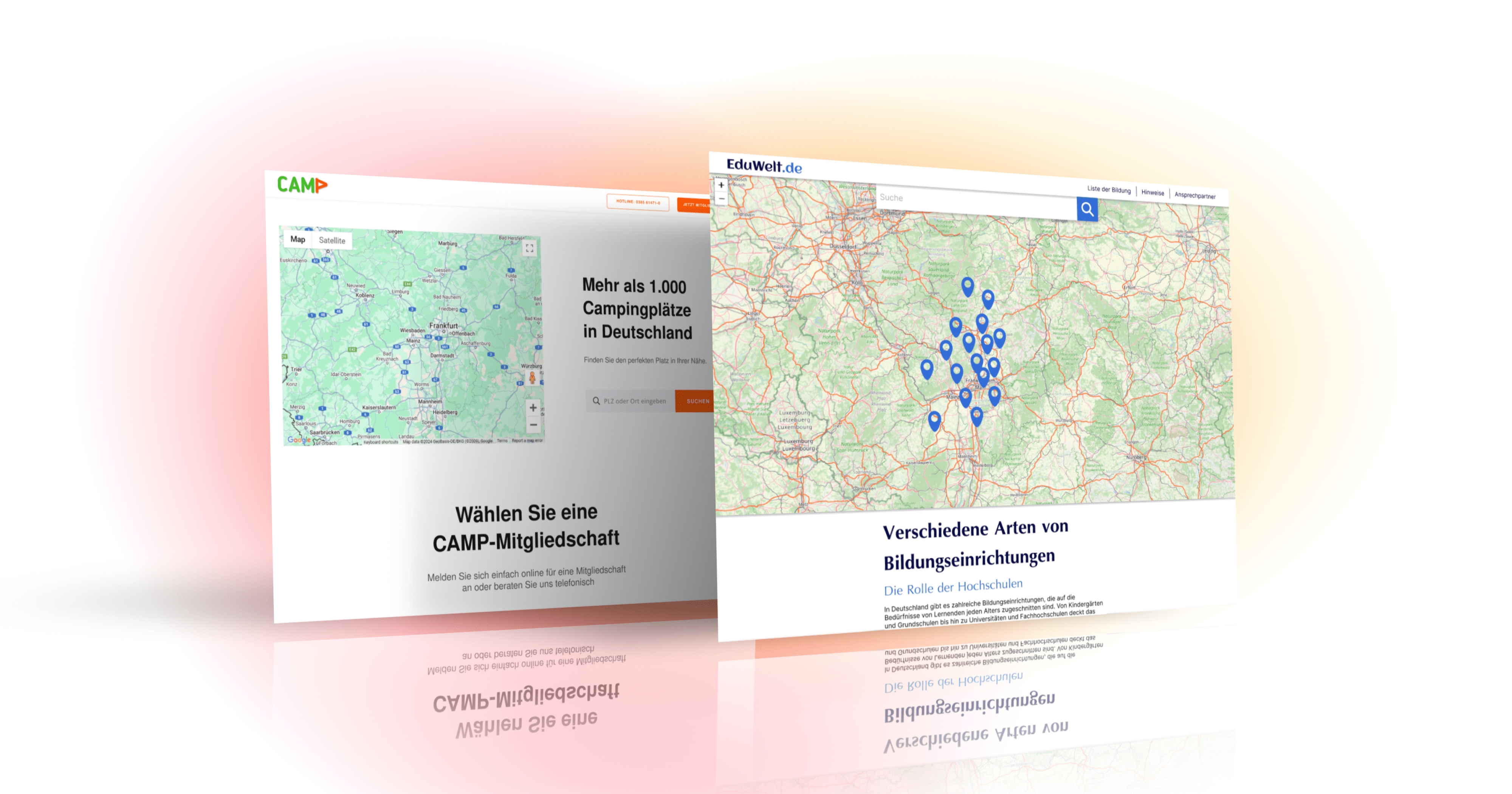Geo Suche mit Google oder Open Street Map