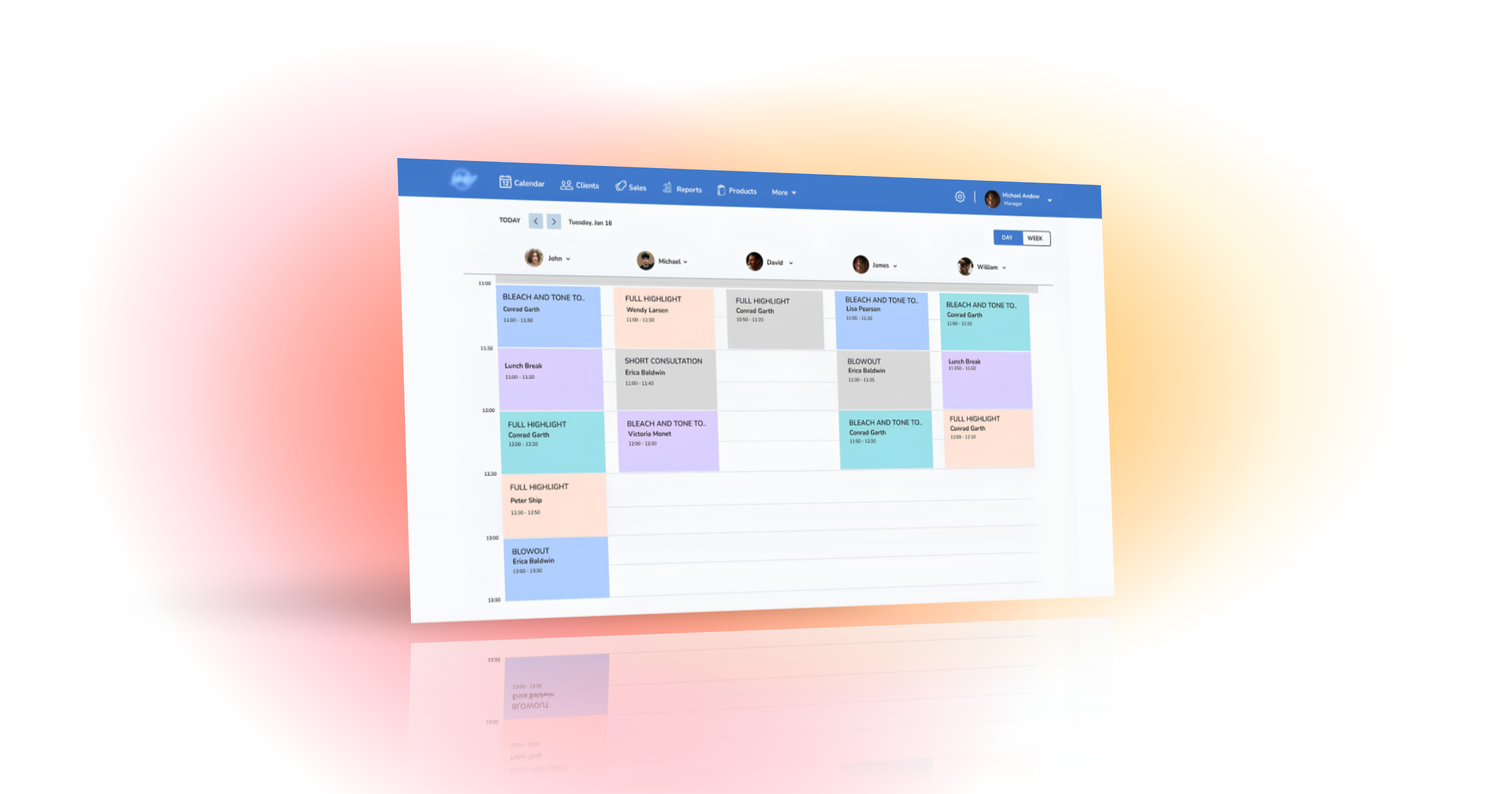 Timeslots management platform